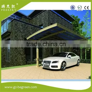Easy Installation Garden Sun Shade Aluminum Single Slope Carport thumbnail-1