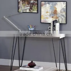 Sonoma Oak Dinish With Gunmetal Gray Metal Legs Retro Computer Desk thumbnail-1