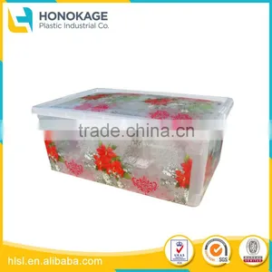 Waterproof Storage Pp Custom Logo Printing Shoe Box With Lid, High Quality Shoe Boxes thumbnail-1