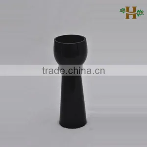 Colored Lotus Lantern Shaped Glass Vase, Handmade Decorative Glass Candle Holder thumbnail-1