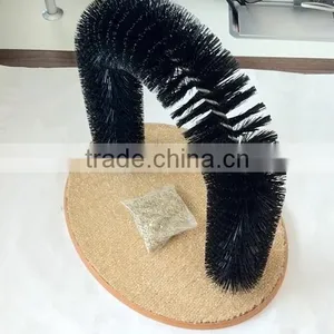 Cat Toy Arch Cat Brush Scratcher Pet Groomer thumbnail-2