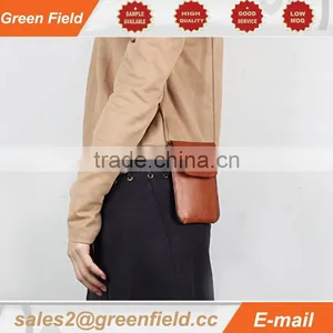 Leather Phone Bag, Shoulder Strap Leather Phone Bag thumbnail-1