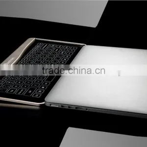 New Transparent Super Thin Glass Touch LED Backlit Universal Wired Keyboard For Windows/IOS/Android/OSX With Gesture Function thumbnail-5
