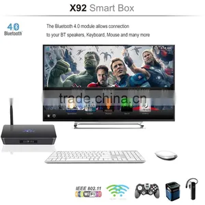 2016 Best Android 6.0 Amlogic S912 Smart TV Box 2GB+ 16GB Bluetooth WIFI Kodi 16.0 Full Loaded Octa Core TV Box thumbnail-1