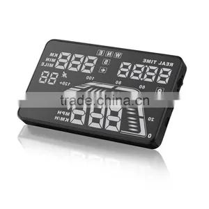 5.5'' GPS Universal Car HUD Head Up Display Car Alarm System Speed Warning With Campass thumbnail-6