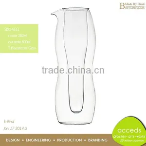 Handmade High Quality Pyrex Glass Juice Jug thumbnail-1