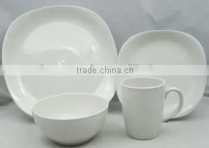 16pcs Hot Sell Three Color Glazed Ceramic Dinner Set With Color Box in Stock thumbnail-3