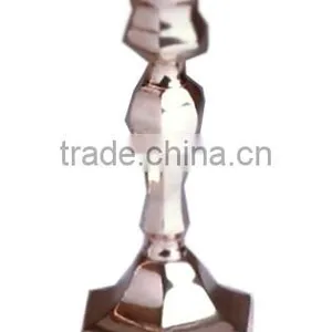 Metal Candle Stand Shiny Aluminum thumbnail-1