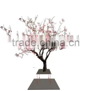 Artificial Peach Flower Tree ( Artificial Huge / Big Plant Tree THS) thumbnail-1