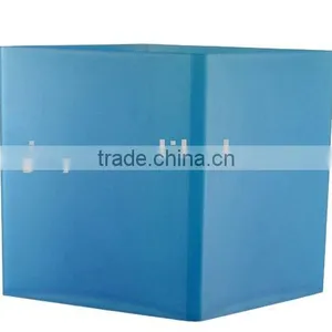 Indoor Clear Plastic Cylinder Vase ( Cube ) Acrylic Vase/flower Pot thumbnail-3