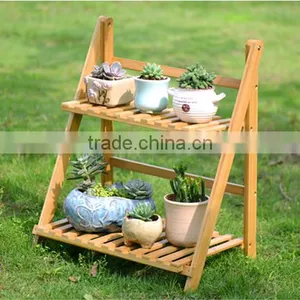 High Quality Wholesale Price Two Floor Flower Pot Rack for Sale thumbnail-1