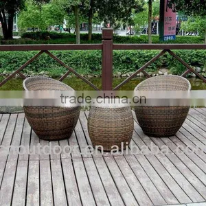 Vase Rattan Round Coffee Chair thumbnail-1