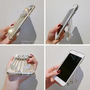 Crystal Diamond Cell Phone Cover Silicone Mobile Phone Cases for IPhone7/7Plus/6/6s/6plus/6splus Soft Tpu Shell Housing thumbnail-4