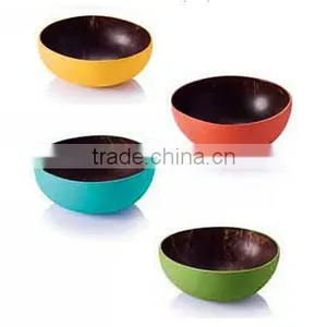 Vietnam Lacquer Coconut Bowl / High Quality Cheap Price Lacquer Bowl From Natural Material thumbnail-4