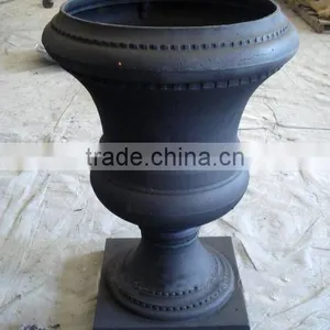 Cast Iron Flower Pot, Garden Planter/Urn thumbnail-1