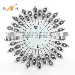 Custom Good Quality Lower Price Crystal Clear Design Wall Clock thumbnail-2