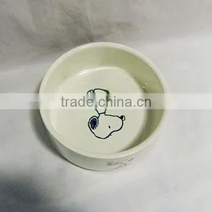Raised Ceramic Dog Bowls Pet Feeder thumbnail-1