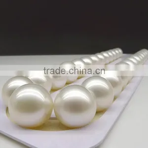 9-10mm Wholesale White South Real Sea Pearls Price thumbnail-1
