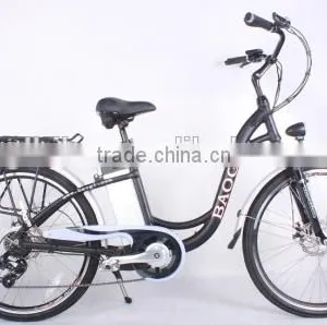 Best Sale Popular Electric Bicycle 250W Bafang Brushless Motor Electric City Bike for Lady thumbnail-3