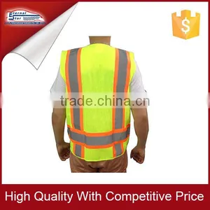 High Quality Multi-pockets Reflective Safety Jacket thumbnail-2