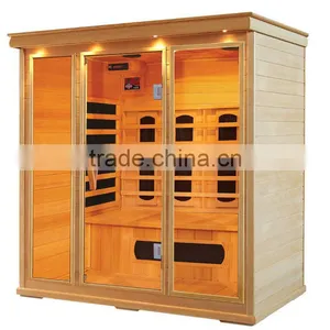 Solid Wood Sauna Equipment Far Infrared Sauna House (SCB-002SL) ,1 to 8person Steam Room thumbnail-5