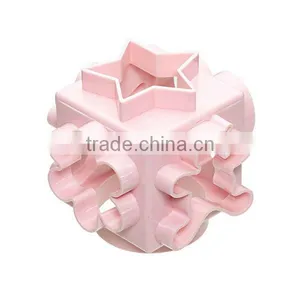 CC-7092 Custom 3D Square 6 Different Shaped Cube Cookie Cutter thumbnail-1