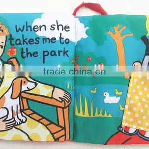 Hot Intelligence Development Baby Kids Educational Cloth Books Soft Series Colorful Fabric Kid Learning Book thumbnail-3