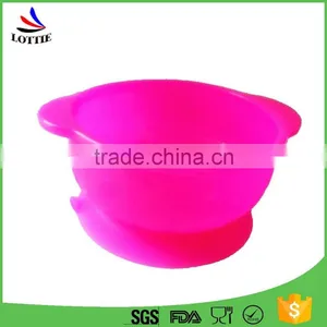 FDA Standard Snack Food Feeding Silicone Suction Baby Bowl thumbnail-2