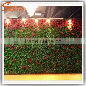 All Kinds of Flowers Mixed With Artificial Flower Wall for Decorative thumbnail-3