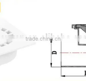 PVC Floor Drain GB Standard TY Factory Price Manufacturer Good Quality Fitting UPVC Rubber Joint Plastic Fitting for Drainage thumbnail-1