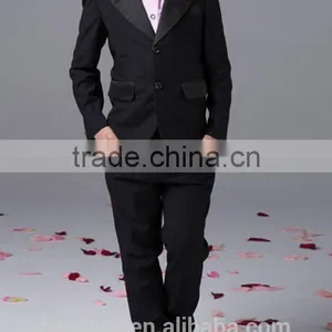 BOY'S TR STAIN LAPEL SUITS- JACKET&PANTS&VEST thumbnail-1