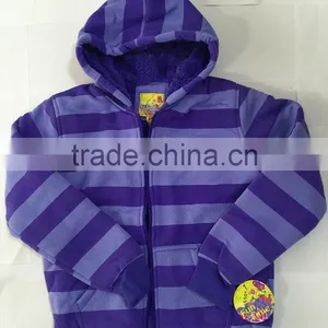 100% Polyester Sherpa Lined Boy Outdoor Jacket thumbnail-4