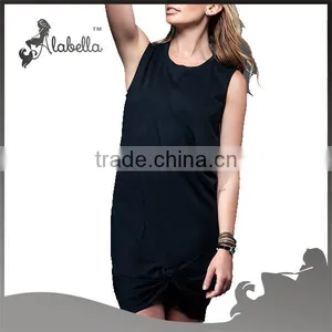 Black Muscle Knot Dress thumbnail-1