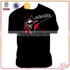 New Design Casual O-Neck 100% Cotton Fabric T Shirt Men Custom Print Logo Wholesale China thumbnail-1