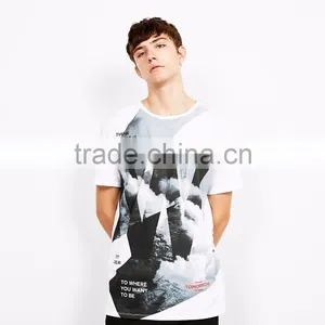 MGOO High Quality 100% Polyester Sublimation Printing Tshirt Customized T-shirt With Photo OEM Dri Ffit Shirts thumbnail-2