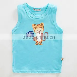 Custom Breathable Nylon Sport Kids Singlet Fashion Children Tank Top thumbnail-5