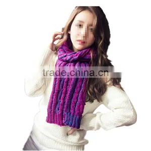 New Style Autumn and Winter Beautiful Men and Women Acrylic Couple Scarfs Korean Style Knitting Scarf thumbnail-1