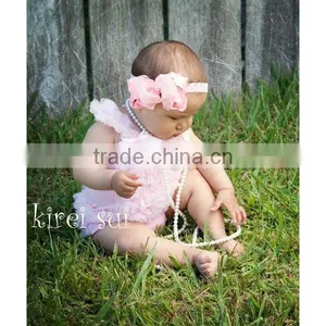 BabyLIGHT PINK Ruffles Pettitop With Panties 2 Pcs Set thumbnail-1