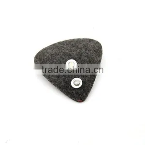 White PU Leather Sew on Patches With Gold Metal Plates Fashion Clothing Label for Jeans/jacket PLB-013 thumbnail-3