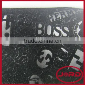 Black or Other pu Leather With Fabric /flocking PU Leather thumbnail-1