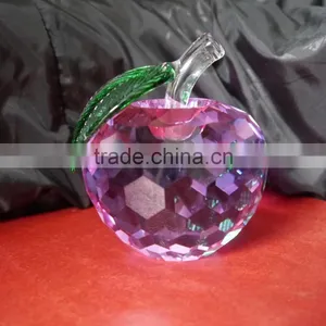 Beauty Crystal Apple ,crystal Gift ,crystal Christmas Gift thumbnail-1
