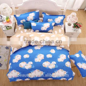 Digital Printing Bed Sheet Dye Sublimation Bed Sheet Custom Made Bed Sheet BS361 thumbnail-1