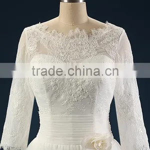 Wedding Sexy Sweetheart Lace Mermaid Wedding Bridal Dress for Bride Strapless Three-Quarter Sleeve Bridal Gowns AS43201 thumbnail-4