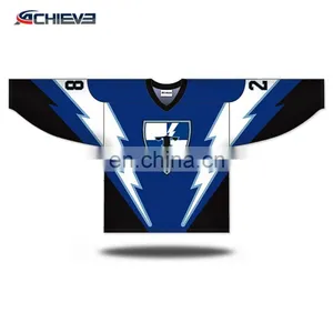 Custom Unique Canada Ice Hockey Jerseys, Wholesale Sublimation Blank Ice Hockey Jerseys thumbnail-5