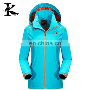 New Hooded 100% Polyester Light Weight Waterproof Jacket thumbnail-3