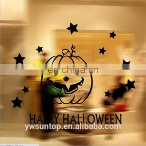 Pumpkin Halloween Theme Evil Window/Wall Sticker Halloween Decoration Home Decoration thumbnail-3