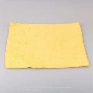 Car Wash Microfiber Towel 30cm*30cm Yellow Color thumbnail-3