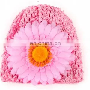 New Born Baby Hat Simulation Sun Flower Child Hat Baby Knitted Hat Elastic Baby Hat thumbnail-2