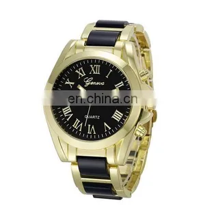 Fashion Men Women Geneva Roman Watch Lady Leather Band Analog Quartz Wrist Watches thumbnail-2