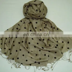Shawl With Dot Prints thumbnail-1